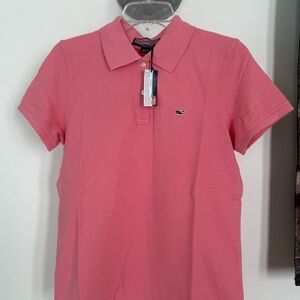 Vineyard Vines Coral Polo Shirt